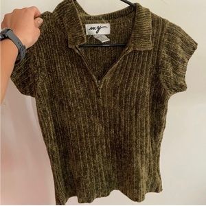 Vintage zip top. Size XS/S